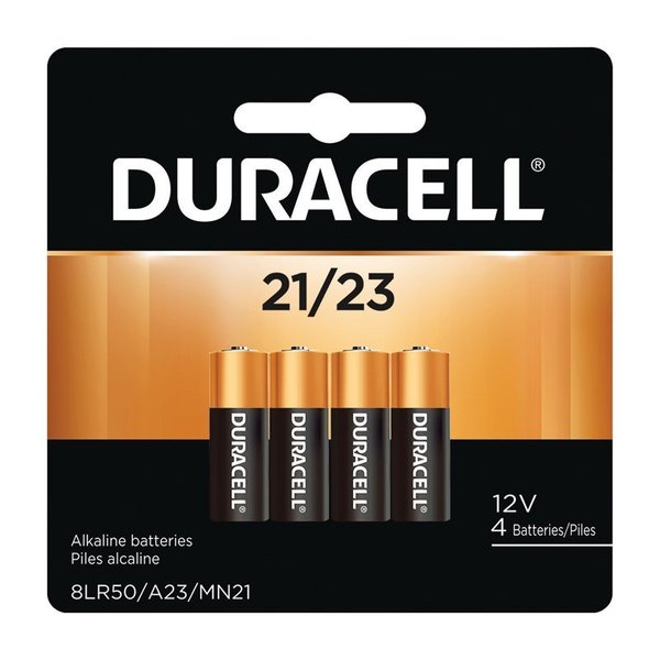 Duracell Alkaline 12-Volt 12 V 50 Ah Security Battery 21/A23 4 pk MN21B4PK